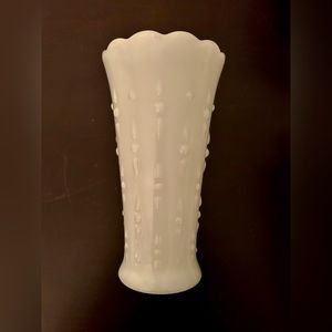 Vintage Milk Glass Vase. 7”